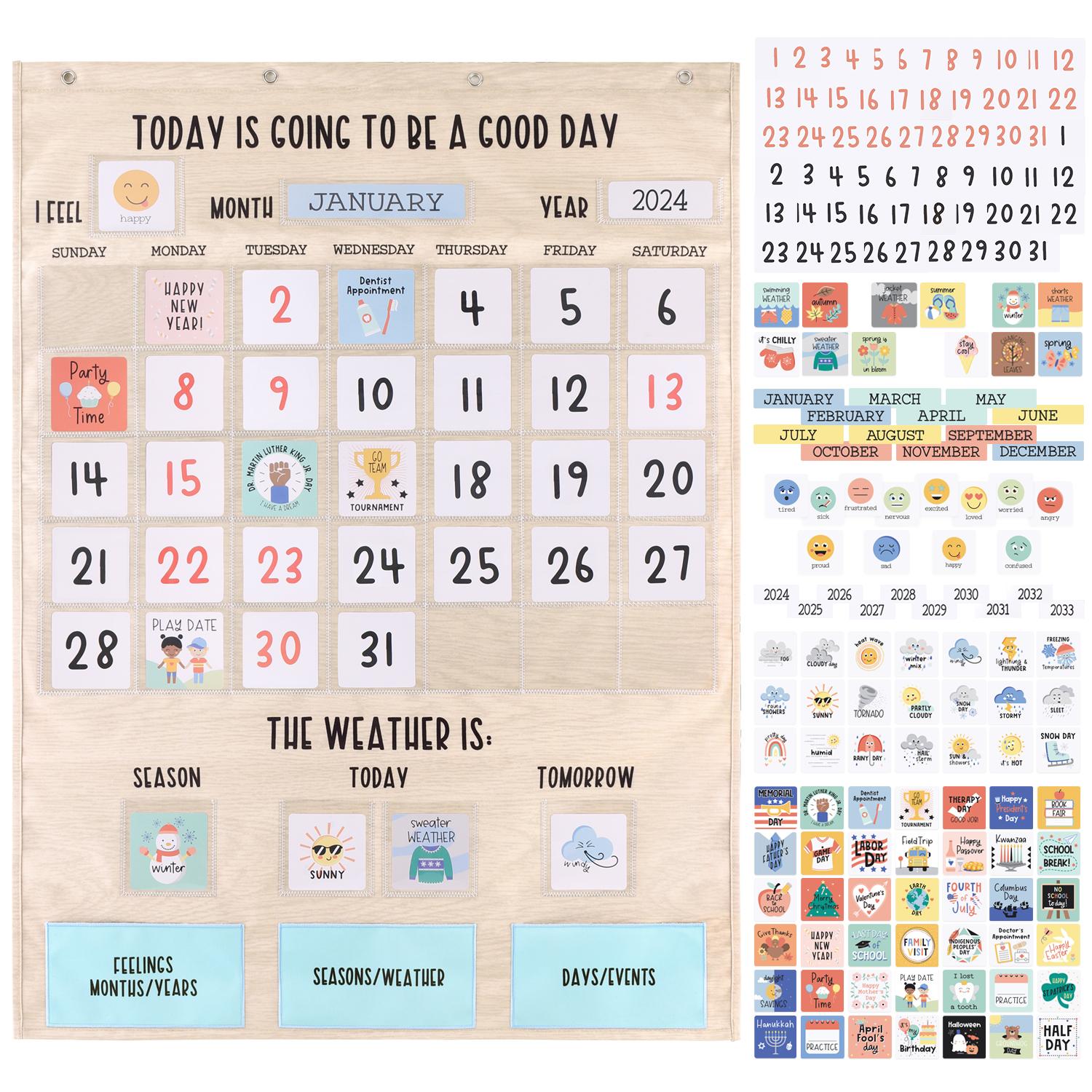 Today is a Good Day Children's Learning Calendar – The Peanutshell today-is-a-good-day-children-s-learning-calendar-the-peanutshell