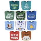Oh Boy! Baby Boy Terry Bibs...