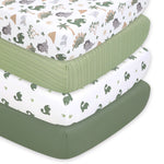 Dinosaur Dreams 4-Pack Fitted Sheet Set