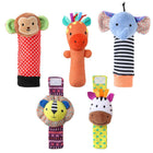 Safari Baby Sock Rattles Se...