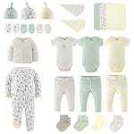 Layette Gift Set for Baby Boys and Girls, Cottage Pasture, 23-Piece