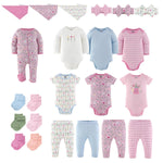 Clothing Gift Set for Baby Girls, Bloom & Grow, 23-Piece