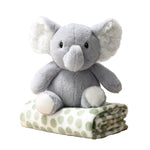 Ellie Elephant Plush Stuffed Animal and Blanket Gift Set