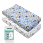 Construction Changing Pad Covers for Baby Boys, 2-Pack