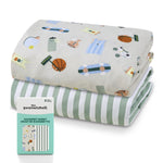 Good Sport Bassinet Sheets for Baby Boys, 2-Pack
