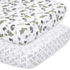 Dinosaur 2-Pack Fitted Crib...