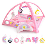 Rainbow Paradise 7-in-1 Baby Activity Gym and Playmat