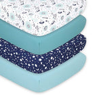 Space 4-Pack Fitted Crib Sh...