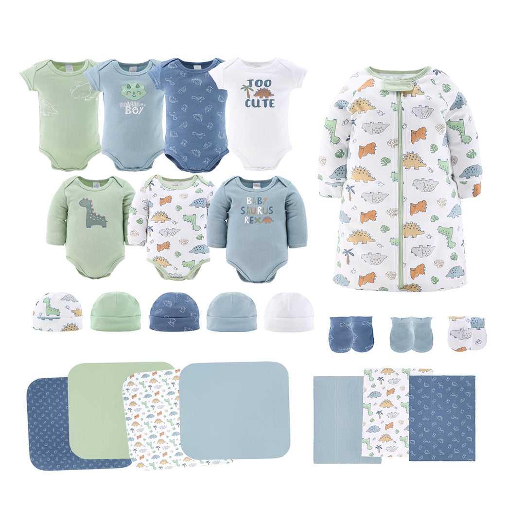 Dinosaur Baby Layette Gift Set, 23 Piece