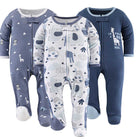 Blue Safari Baby Sleepers f...