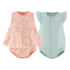 Daisy Baby Girl Rompers 2 Pack