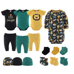 King of the Jungle Baby Layette Clothing Gift Set, 16 Piece