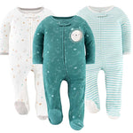 Celestial Baby Sleepers for Boys or Girls Set of 3