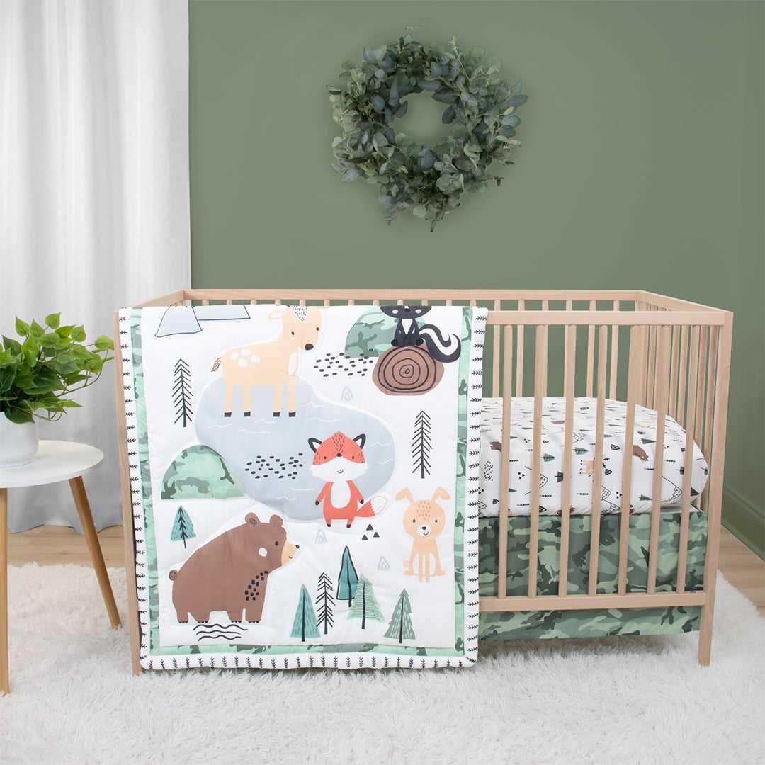 Woodland Nursery Infant Crib Sheets Woodland Camo Piece Baby Crib
