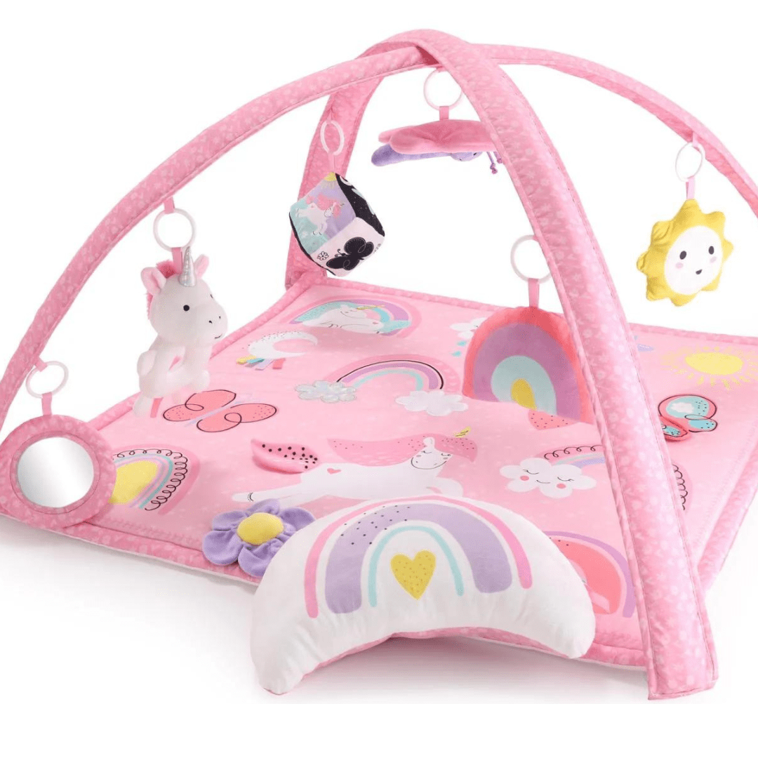 Rainbow Paradise 7 in 1 Baby Activity Gym and Playmat The Peanutshell