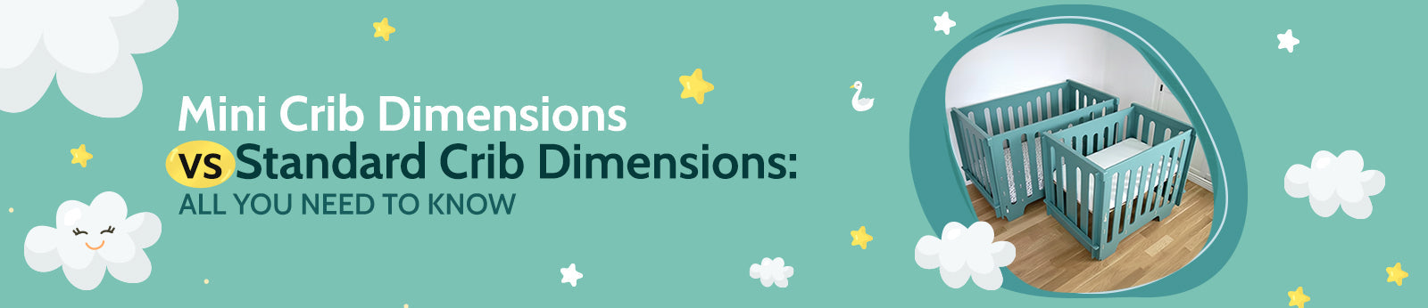 mini crib dimensions