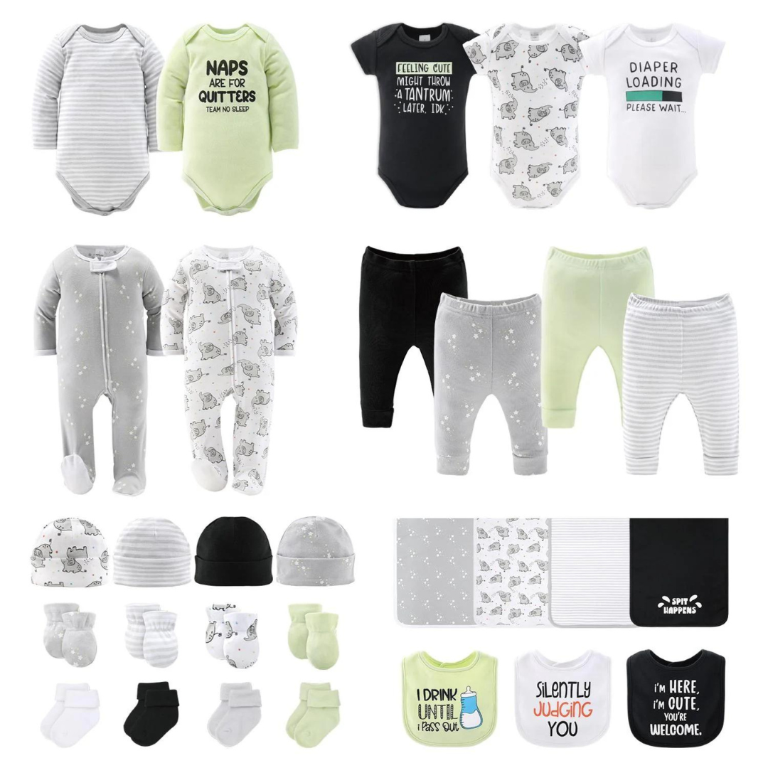 30 Piece Baby Layette Clothing Gift Sets The Peanutshell