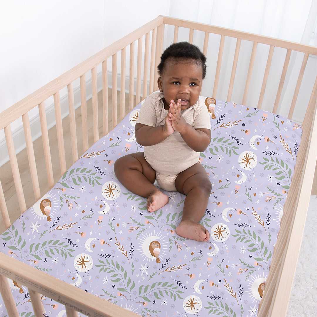 Crib Mattress The Peanutshell Fitted Crib Sheet Set, Space, Pack
