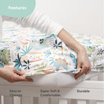 Dinosaur 3-Piece Crib Bedding Set The Peanutshell