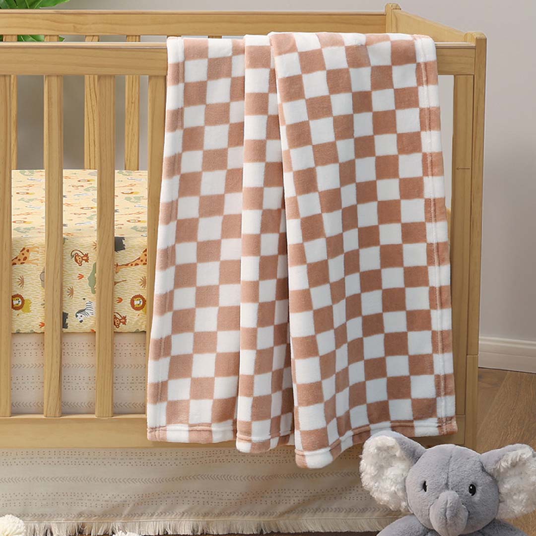 Elephant Safari 3-Piece Crib Bedding Set The Peanutshell