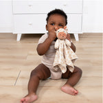 Tummy Time Mat and Baby Lovey Security Blanket- Safari Elephant The Peanutshell