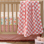 Wildflower Boho Floral 3-Piece Crib Bedding Set The Peanutshell