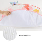 Tummy Time Mat and Baby Lovey Security Blanket - Pink Floral Farallon Brands