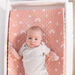 Rainbow Floral Plush Minky 3-Pack Changing Pad Covers