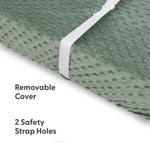 Green Dino Plush Minky 3-Pack Changing Pad Covers