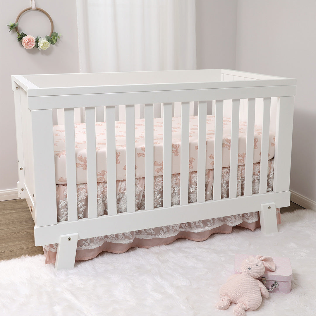 Grace 4-Piece Crib Bedding Set The Peanutshell