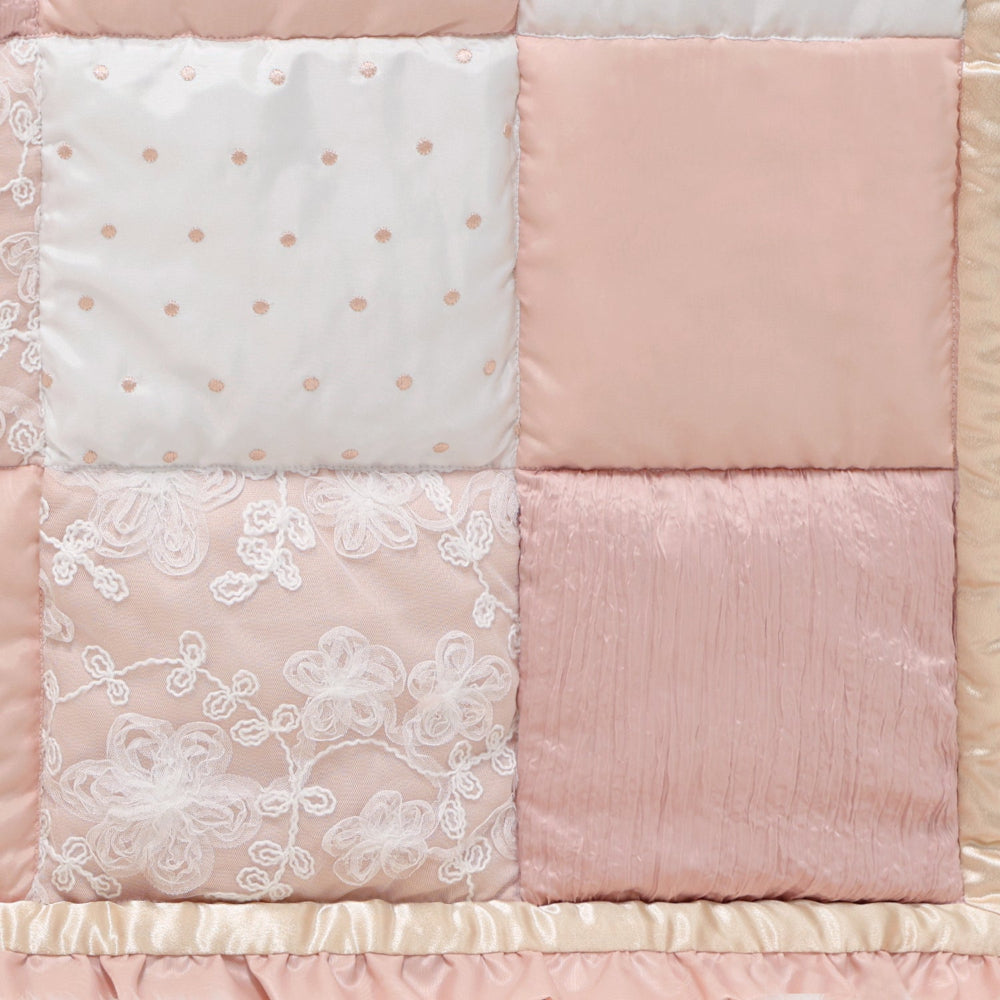 Grace 4-Piece Crib Bedding Set The Peanutshell