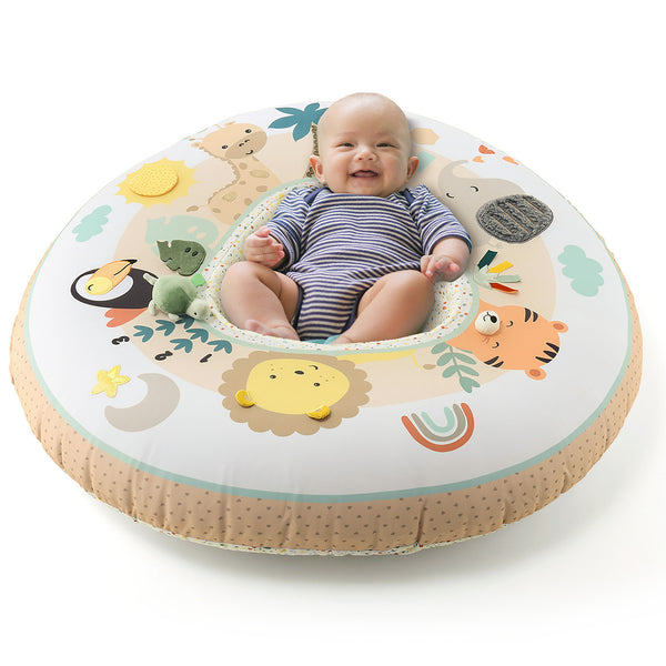 Inflatable Play Ring Activity Center - Beige Safari