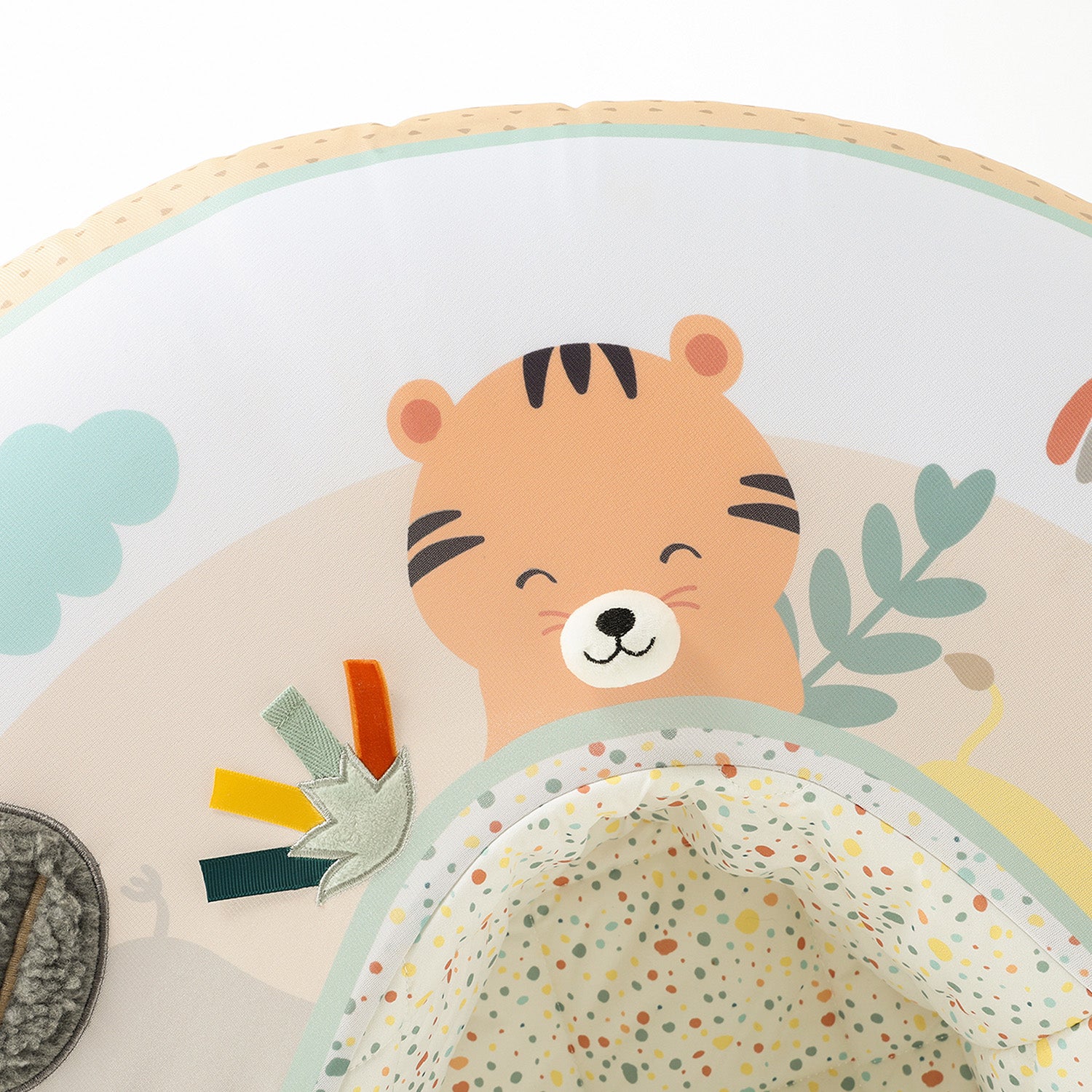 Inflatable Play Ring Activity Center - Beige Safari