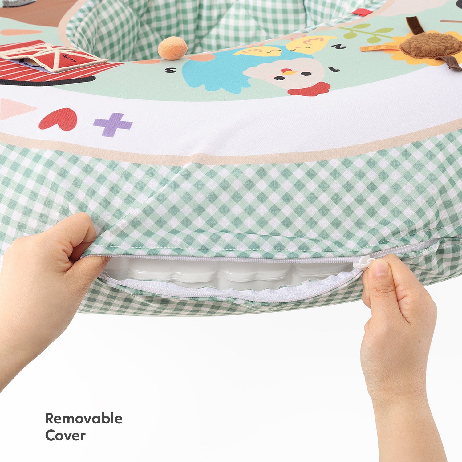 Inflatable Play Ring Activity Center - Gingham Farm