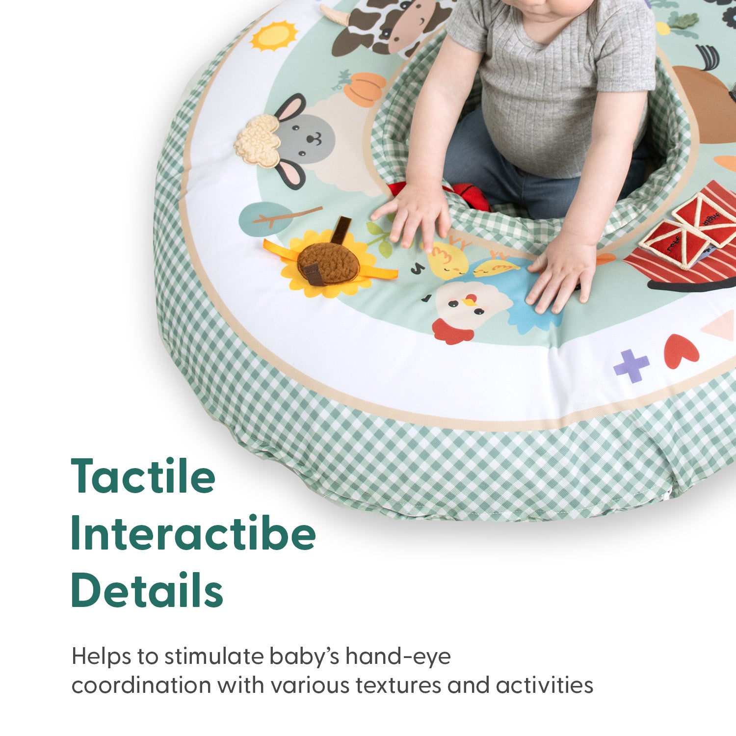 Inflatable Play Ring Activity Center - Gingham Farm