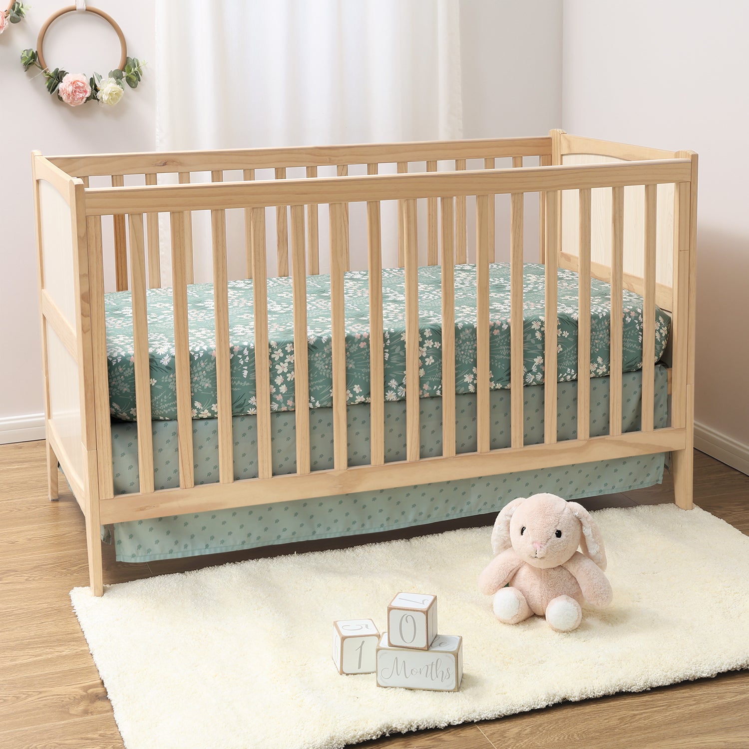 Sage Meadow 3-Piece Crib Bedding Set