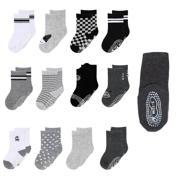 Baby Boys 12pk Organic Cotton Socks, Boy Buddies