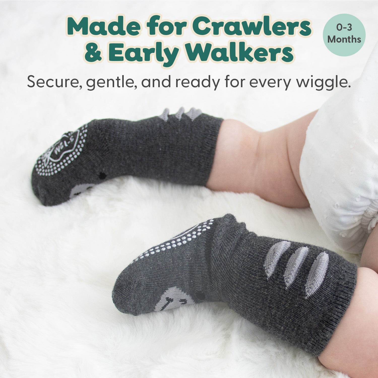 Baby Boys 12pk Organic Cotton Socks, Boy Buddies