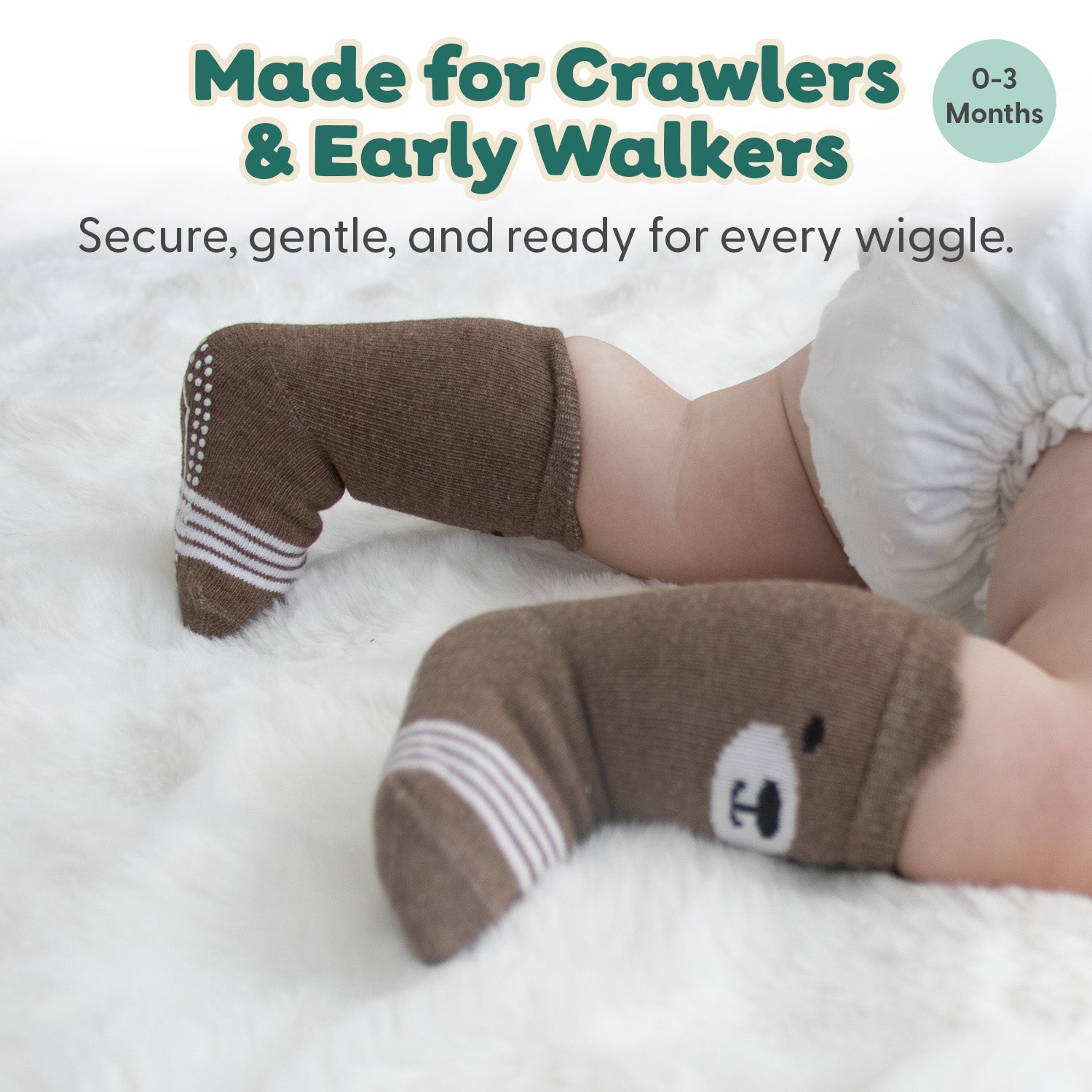 Baby Boys and Girls 12pk Organic Cotton Socks, Soothing Neutrals