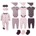 Cherry Charm 15-Piece Baby Girl Clothes Set