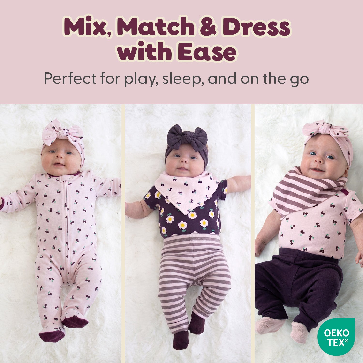 Cherry Charm 15-Piece Baby Girl Clothes Set