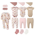 Mini Morsels 15-Piece Baby Girl Clothes Set