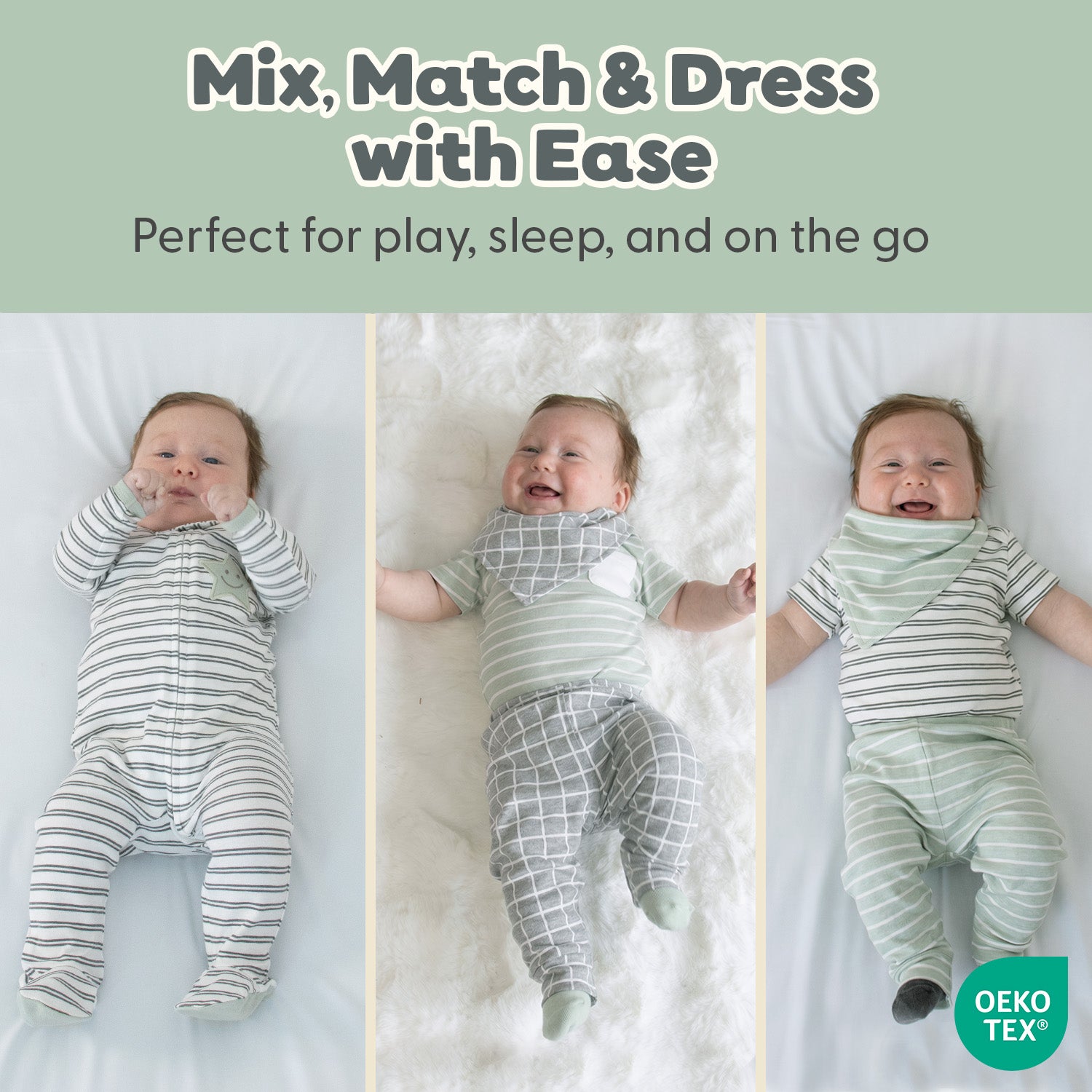 Easy Basics 15-Piece Baby Girl Clothes Set, 0-3 Months
