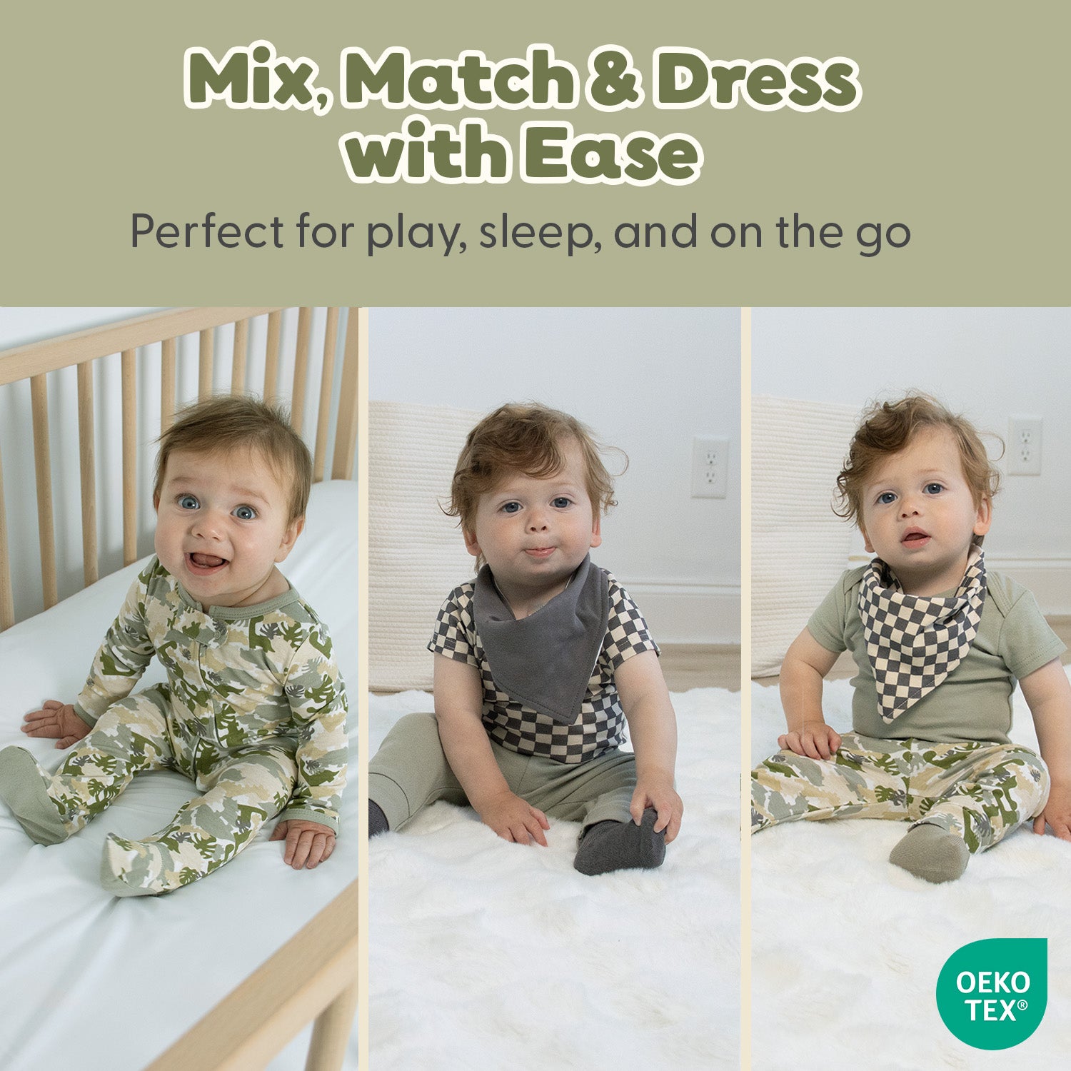 Offroad Dino 15-Piece Baby Girl Clothes Set