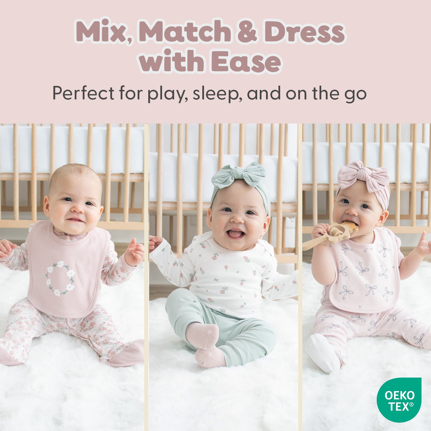 Baby Layette Clothing Gift Set for Girls, Cottage Floral, 28 Piece