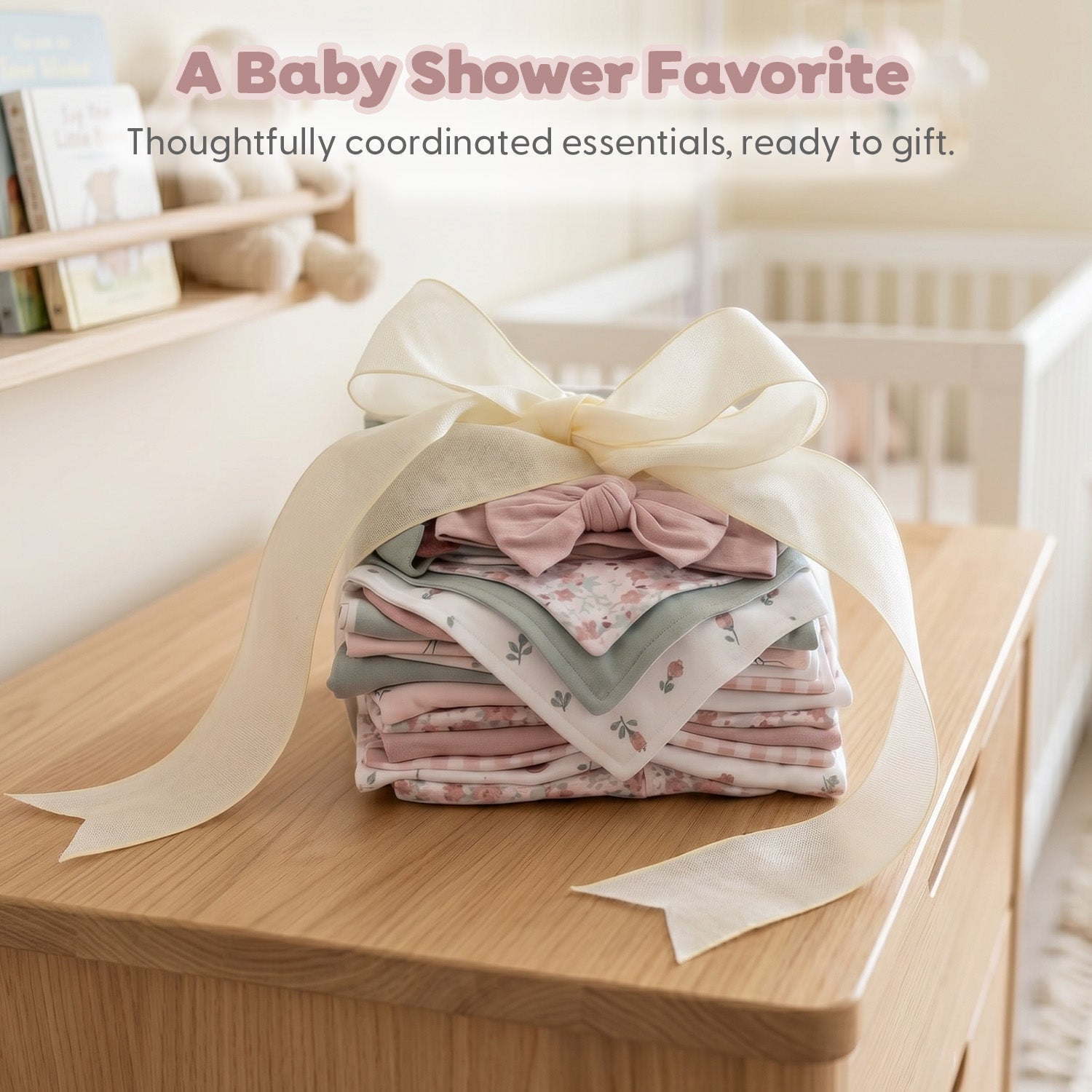 Baby Layette Clothing Gift Set for Girls, Cottage Floral, 28 Piece