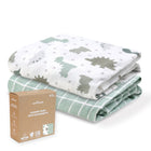 Sage Dino Windowpane Organi...