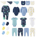 Clothing Gift Set for Baby Boys and Girls, Star Gazer, 23-Piece