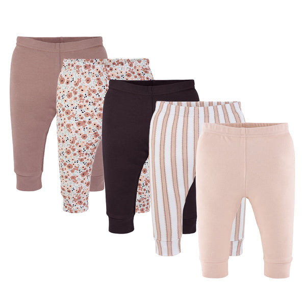Cottage Girl Pants for Baby Girls, 5-Pack