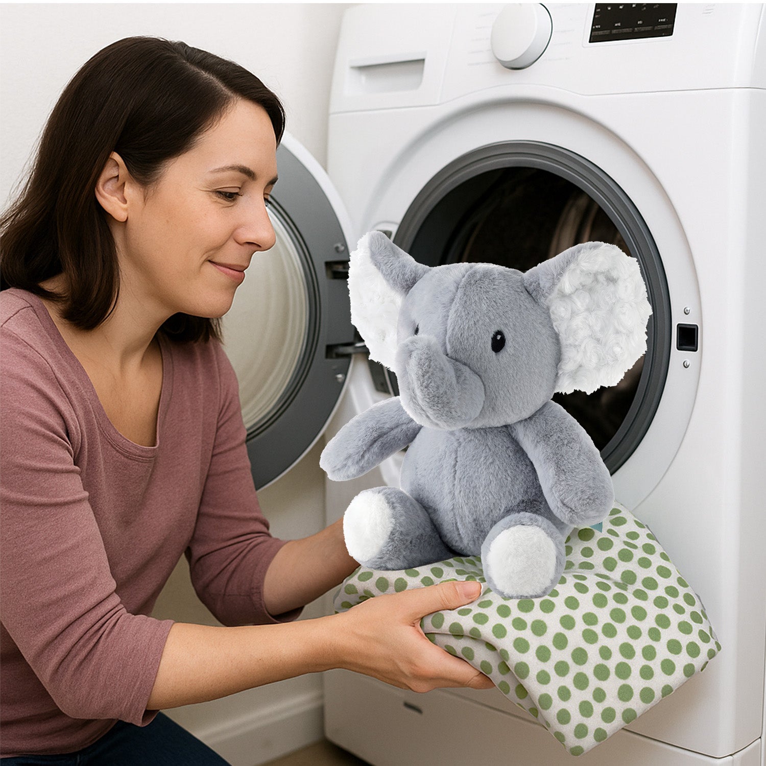 Ellie Elephant Plush Stuffed Animal and Blanket Gift Set